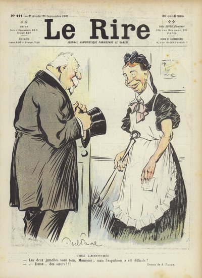 Illustrazione per Le Rire da Jules Abel Faivre