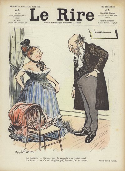 Illustrazione per Le Rire da Jules Abel Faivre