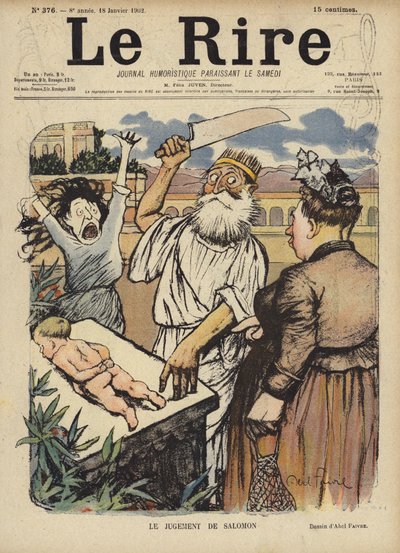Illustrazione per Le Rire da Jules Abel Faivre