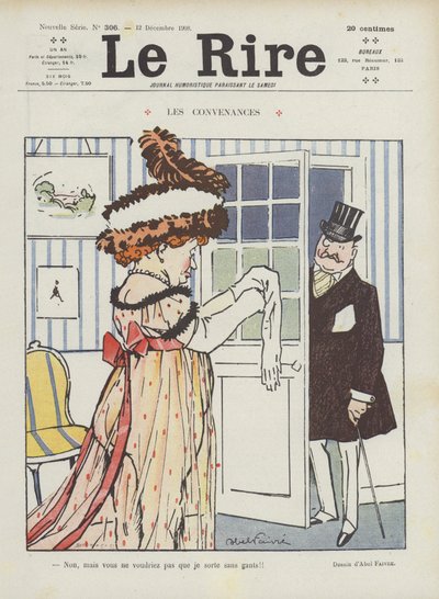 Illustrazione per Le Rire da Jules Abel Faivre