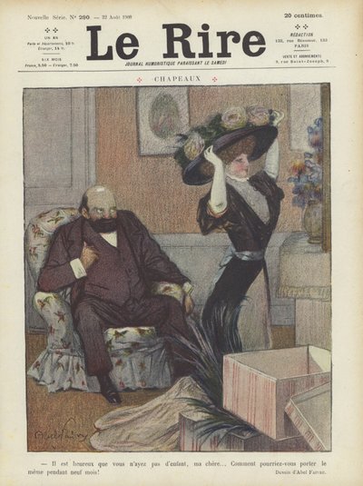 Illustrazione per Le Rire da Jules Abel Faivre