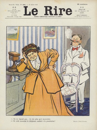Illustrazione per Le Rire da Jules Abel Faivre