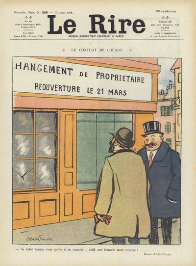 Illustrazione per Le Rire da Jules Abel Faivre