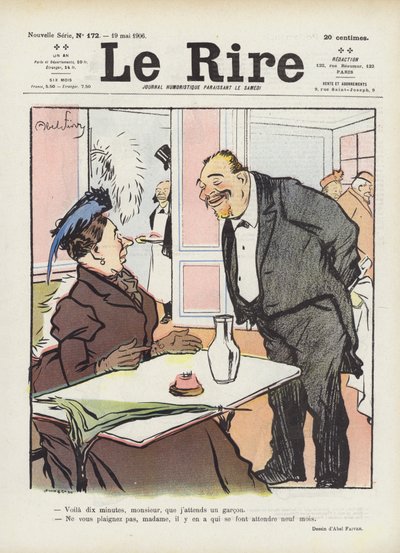 Illustrazione per Le Rire da Jules Abel Faivre