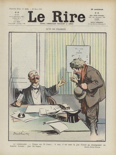 Illustrazione per Le Rire da Jules Abel Faivre