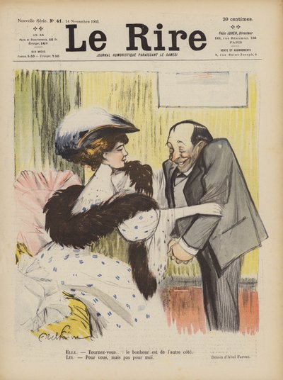 Illustrazione per Le Rire da Jules Abel Faivre