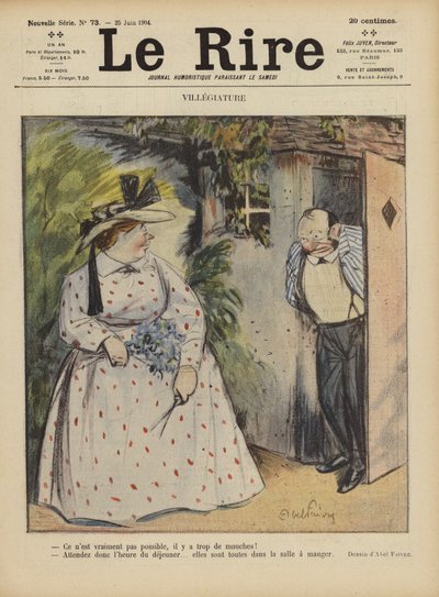 Illustrazione per Le Rire da Jules Abel Faivre