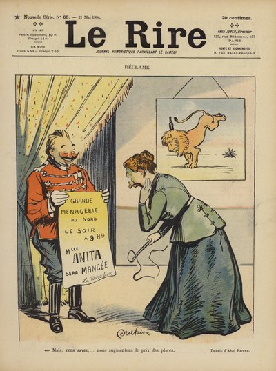 Illustrazione per Le Rire da Jules Abel Faivre