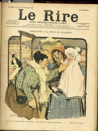 Illustrazione di Abel Faivre (1867-1945) per la Copertina di Le Rire da Jules Abel Faivre