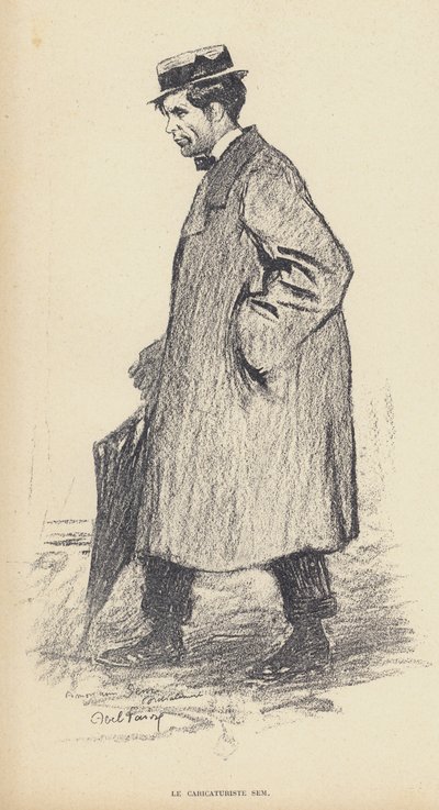 Sem (Georges Goursat) (1863-1934), caricaturista francese da Jules Abel Faivre