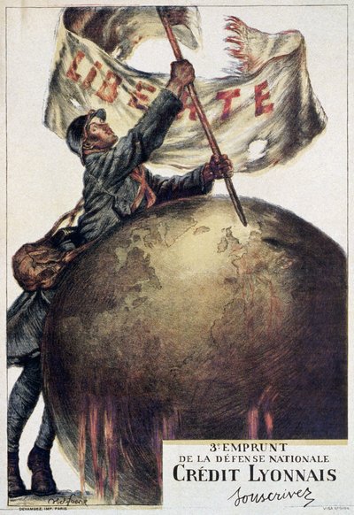 Il 3° prestito nazionale di difesa, 1917 da Jules Abel Faivre
