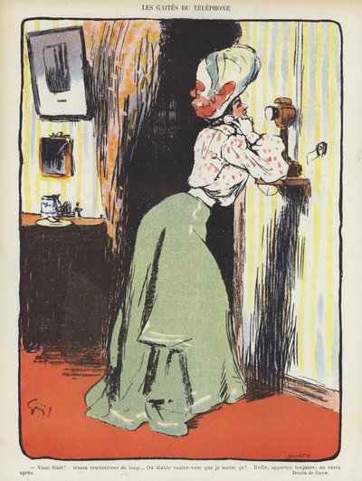 Illustrazione per Le Rire da Jules Alexandre Gruen or Grun