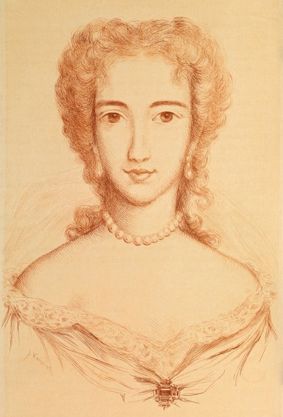 Ritratto di Armande Bejart da Jules Armand Hanriot