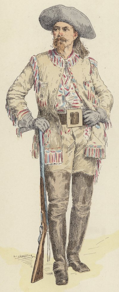 Buffalo Bill da Jules Arsene (after) Garnier