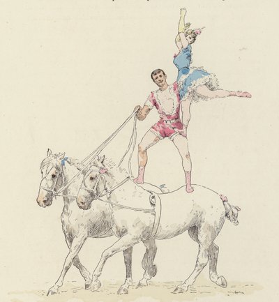 Numero equestre da Jules Arsene (after) Garnier
