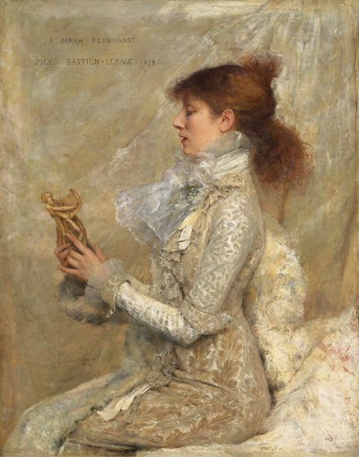Ritratto di Sarah Bernhardt da Jules Bastien Lepage