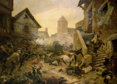 Combattimento a Cholet, o Il suicidio del generale Moulin nel 1794 da Jules Benoit Levy
