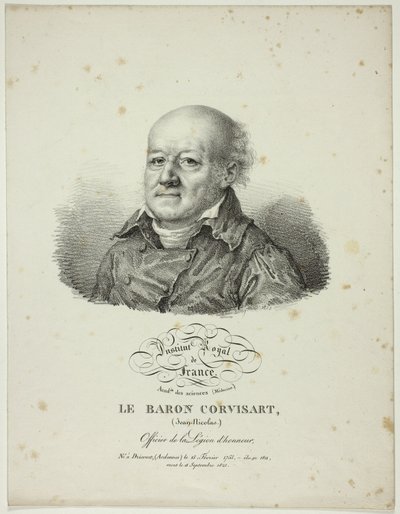 Ritratto di Jean-Nicolas, barone Corvisart da Jules Boilly