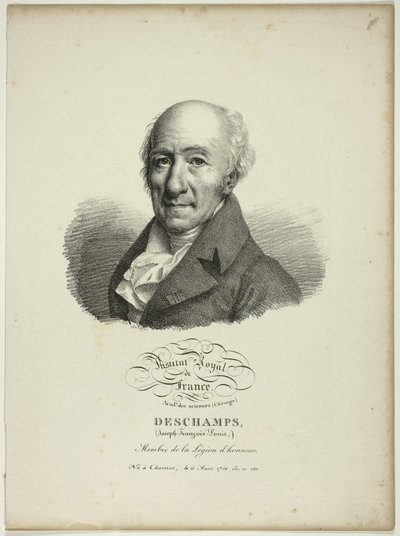 Ritratto di Joseph-François-Louis Deschamps da Jules Boilly