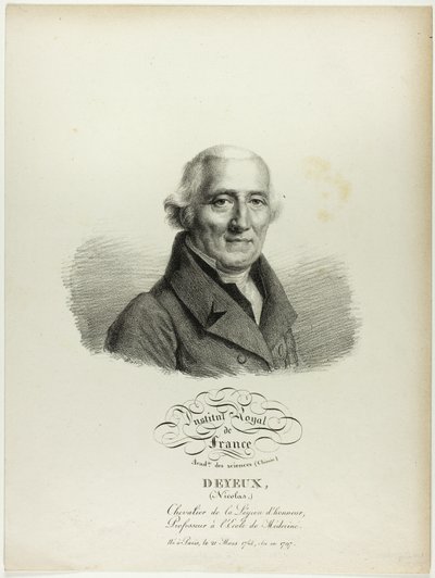 Ritratto di Nicolas Deyeux da Jules Boilly