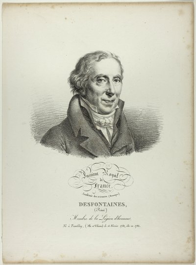 Ritratto di Réné Desfonataines da Jules Boilly