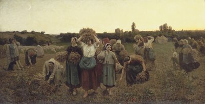 Chiamata dei raccoglitori, 1859 da Jules Breton