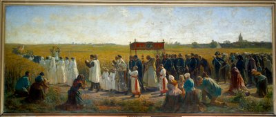 La benedizione del grano in Artois da Jules Breton