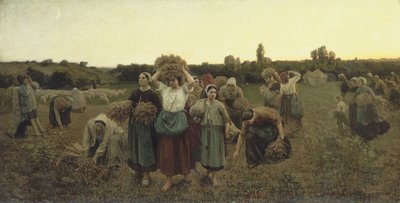 Il richiamo delle spigolatrici da Jules Breton