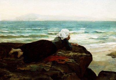 Guardando il mare da Jules Breton