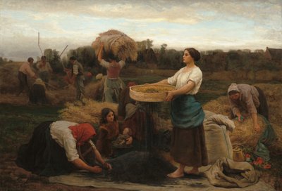 La Colza (Raccolta della Colza) da Jules Breton
