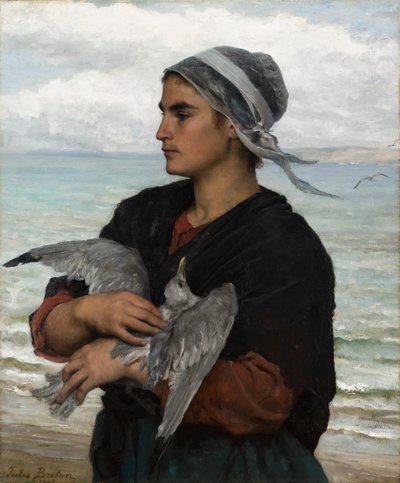 Il gabbiano ferito da Jules Breton