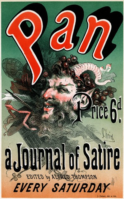Affiche per il giornale satirico "Pan" da Jules Cheret