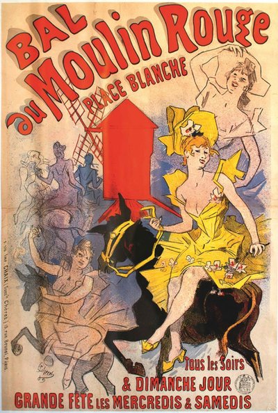 Bal du Moulin Rouge, 1889 da Jules Cheret