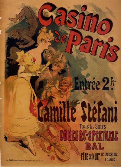 Casino de Paris; Camille Stefani da Jules Cheret