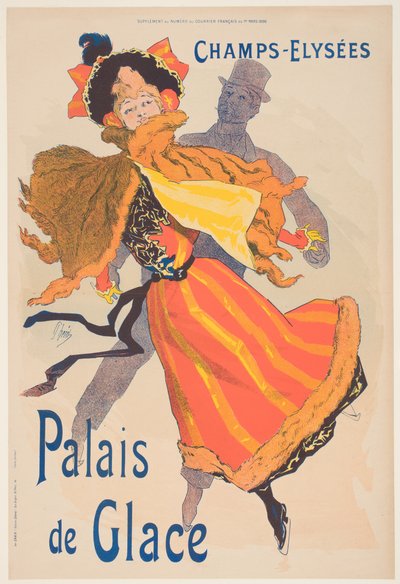 Poster pubblicitario del Palais de Glace, Champs Elysees da Jules Cheret