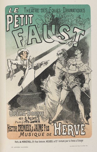 Poster per Le Petit Faust, da 