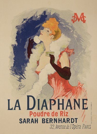 Riproduzione di un poster pubblicitario 