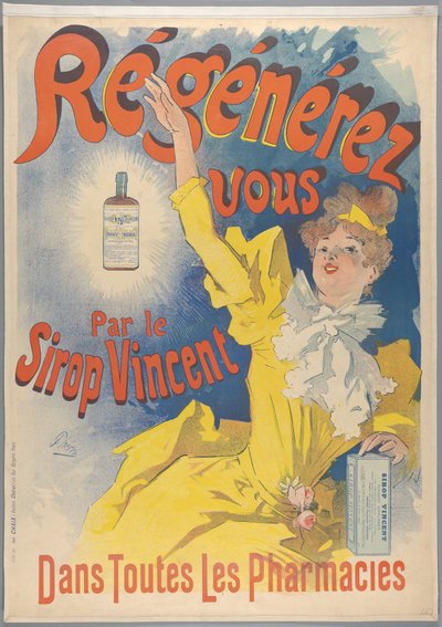Sirop Vincent, 1893 da Jules Cheret