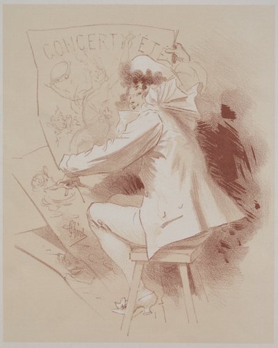 Concerto estivo, c. 1895-1900 da Jules Cheret