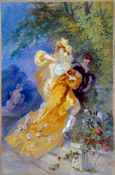 Il Domino Giallo da Jules Cheret
