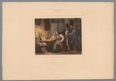 Tre amici invitano uno studente a uscire (serie: Deugden en ondeugden) da Jules  David