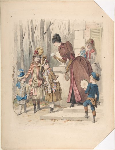Illustrazione di moda, n. 2224, luglio 1885 da Jules David