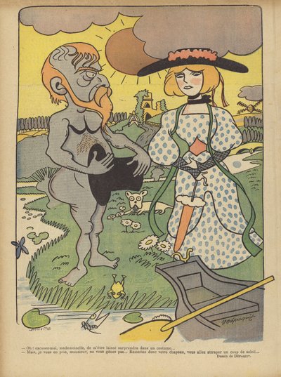 Illustrazione per Le Rire da Jules Depaquit