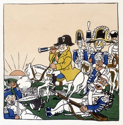 Napoleone alla Battaglia di Austerlitz (1805) - in 