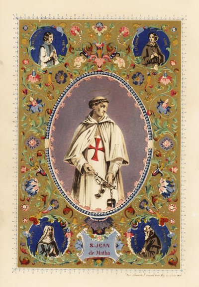 Ritratto di San Giovanni di Matha, fondatore dell