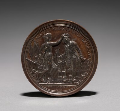 Medaglia: Daniel Morgan (recto) da Jules Dupré