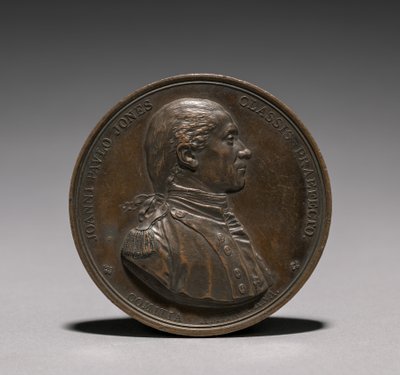 Medaglia: John Paul Jones (fronte) da Jules Dupré