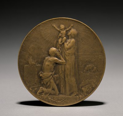 Medaglia, lato anteriore da Jules Dupré