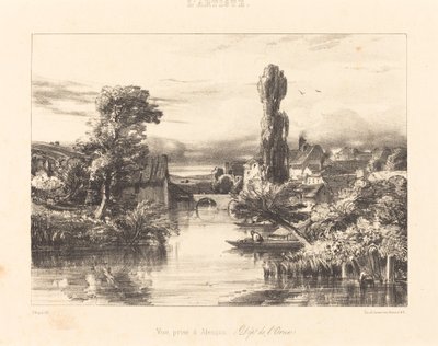 Veduta di Alençon da Jules Dupré
