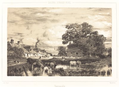 Veduta in Normandia da Jules Dupré